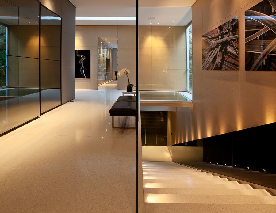 Interior of the most minimalist house 