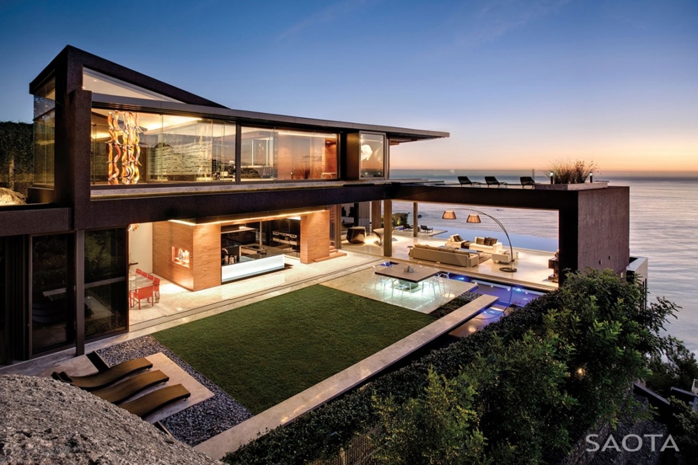 Top 50 Modern House Designs Ever Built! - Architecture Beast - Modern home with the ocean view
