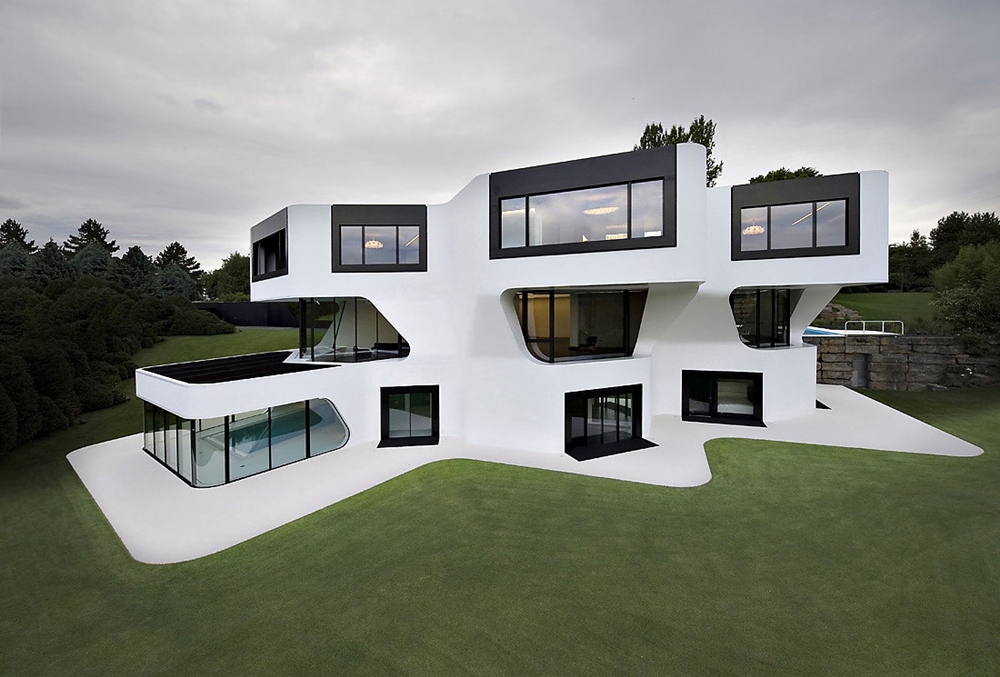 Futuristic modern home